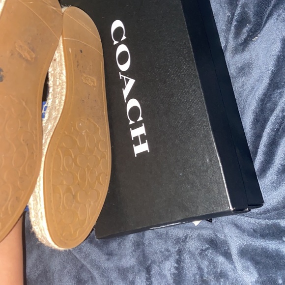 Coach Camille suede espadrilles gently worn - Picture 5 of 5